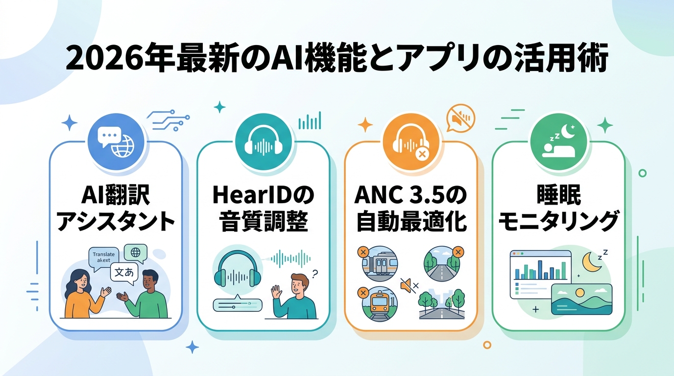 2026年最新のAI機能とアプリの活用術