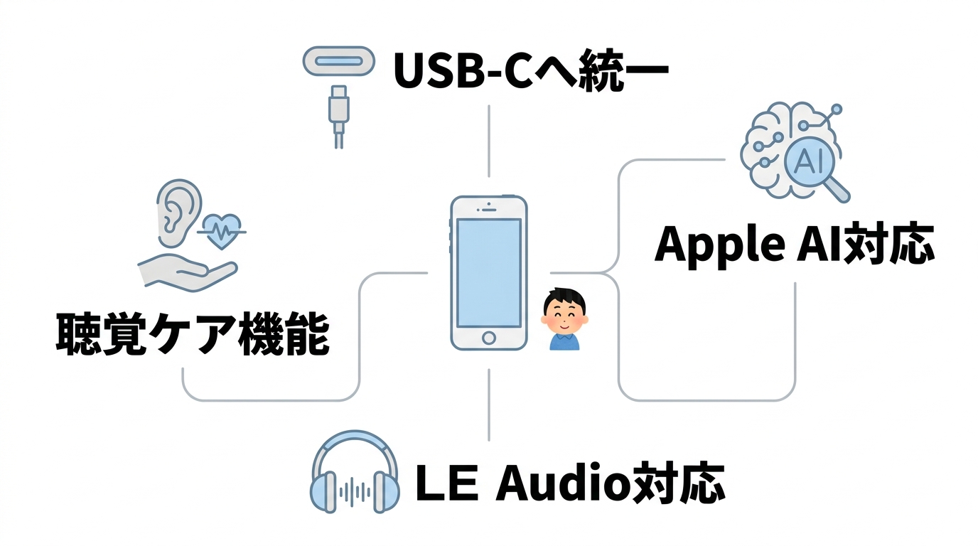 iPhone SE第4世代と最新のUSB-C移行トレンド