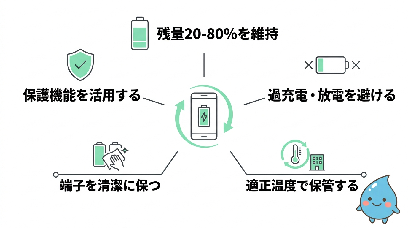 寿命を延ばす5つのバッテリー管理法