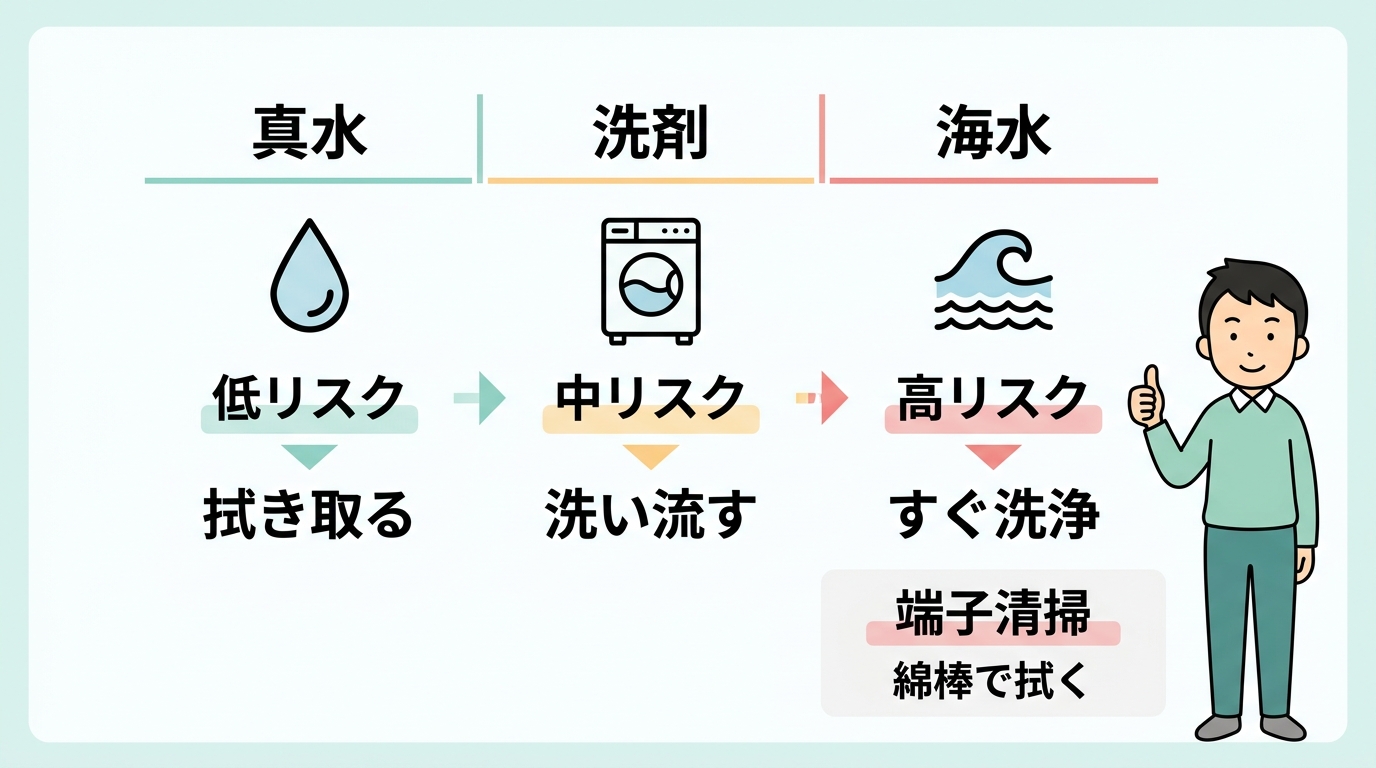 復活率を高める水質別・箇所のケア