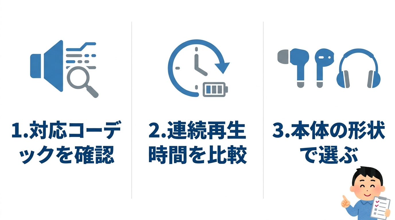 失敗を防ぐための3つの選び方