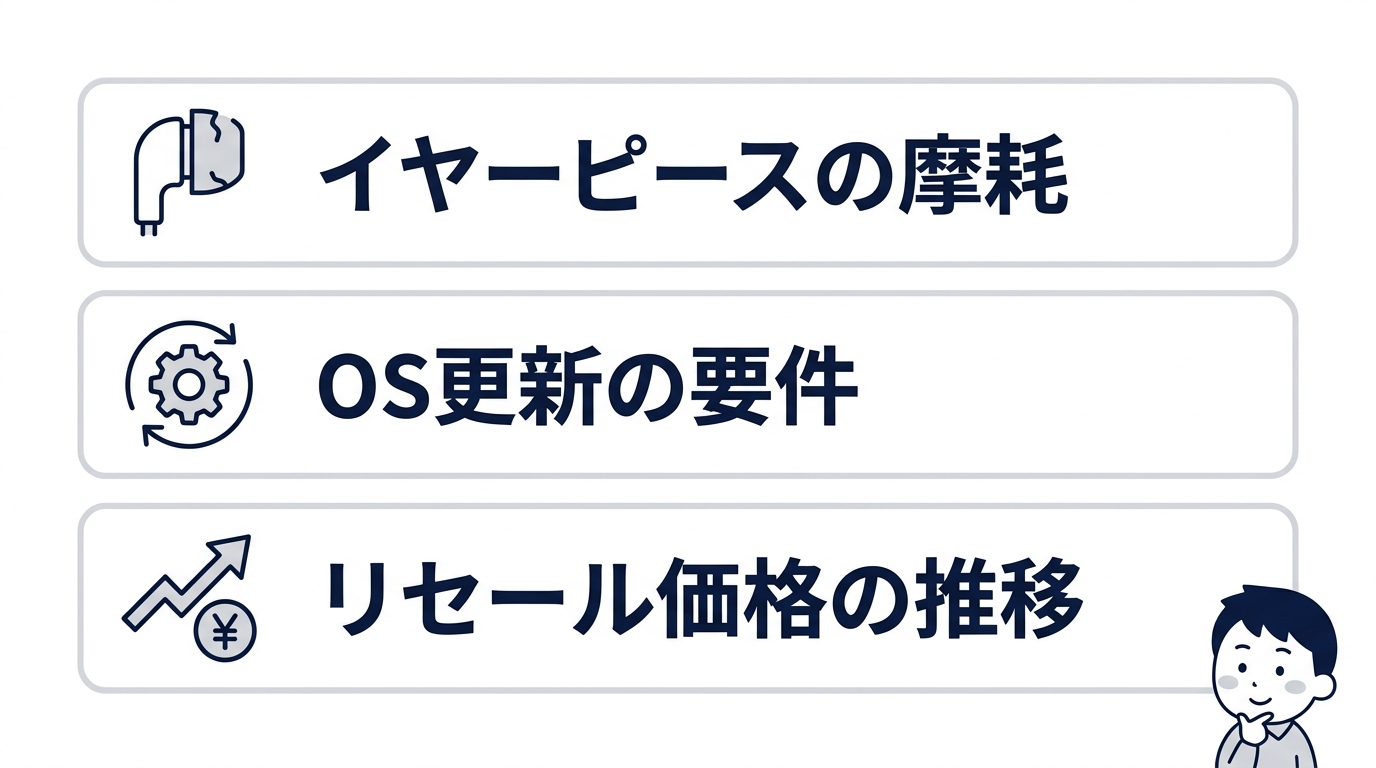 長期利用で見えたWF-1000XM5の注意点3つ