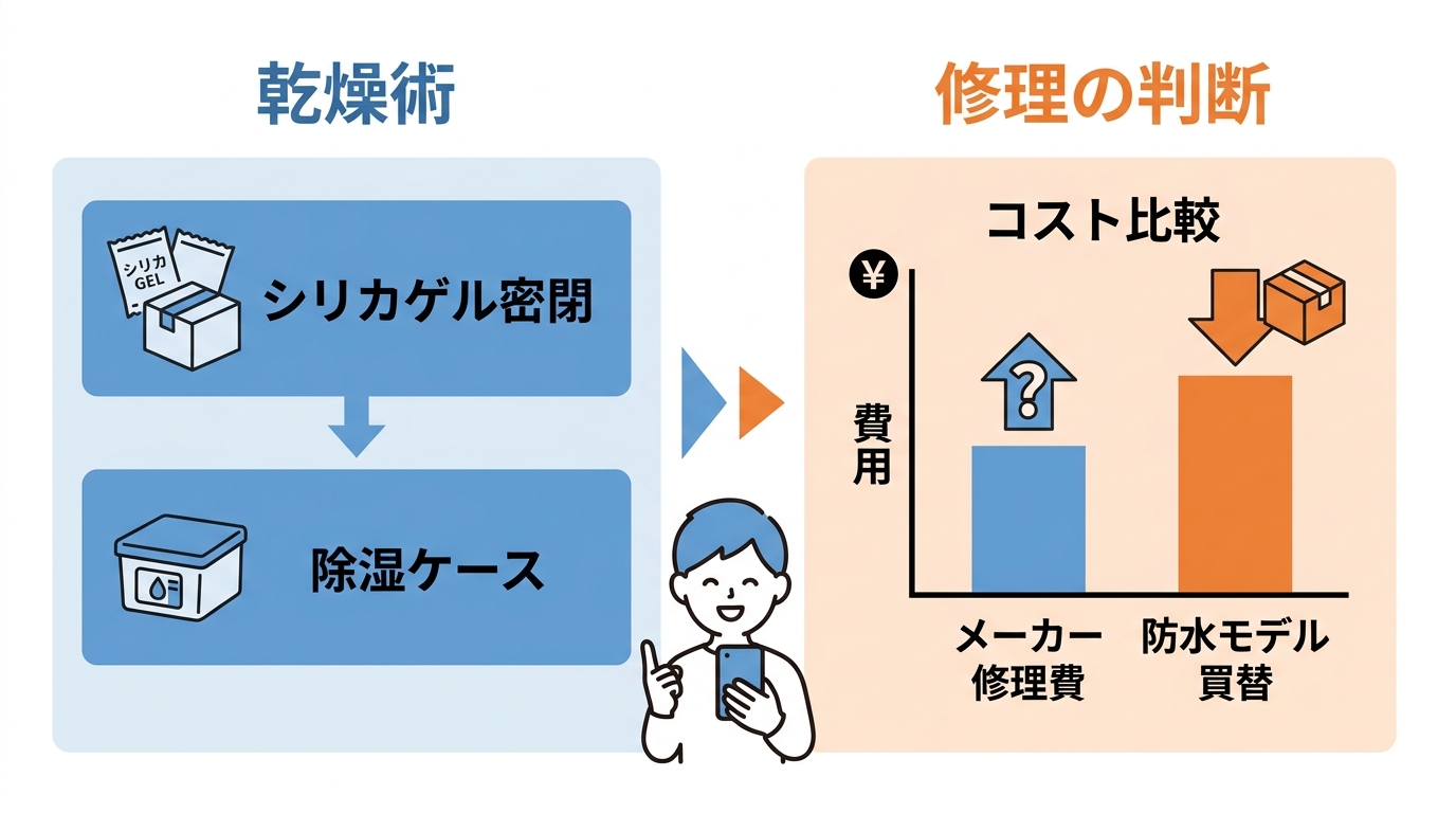 2026年最新の乾燥術と修理の判断